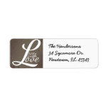 LIVE LAUGH LOVE labels