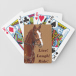 Live! Laugh! Ride Horse Bicycle Poker Deck