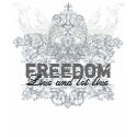 Live & Let Live Personalizable Graphic T-Shirt by Libertymaniacs Live & Let Live Personalizable Graphic T-Shirt