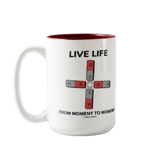 Live Life From Moment To Moment (Quadrupole) mug