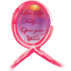 Live Life Fully: Breast Cancer Pink Ribbon