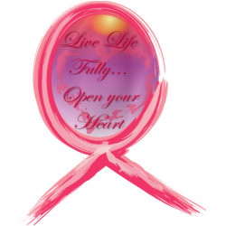 Live Life Fully: Breast Cancer Pink Ribbon