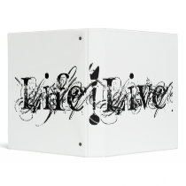 Live Life Journal binders by allmyphotos Live Life Journal binders