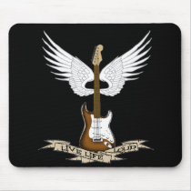 Live Life Loud mousepads
