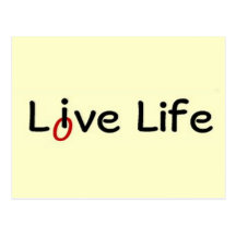 Live Life, Love Life Postcards