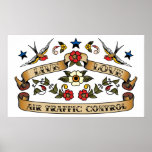Live Love Air Traffic Control Print