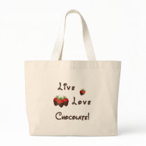 Live Love and Chocolate Bag