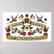Live Love Archaeology Poster