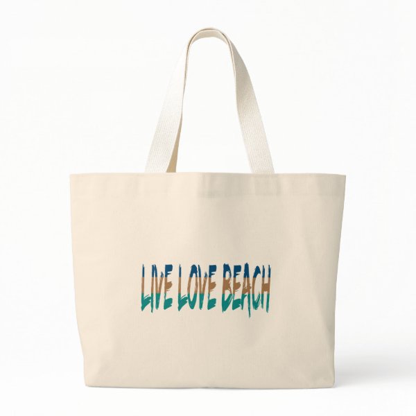 Live Love Beach Tote Bags