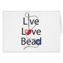 Live Love Bead Cards