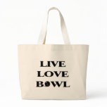 Live Love Bowl Tote Bag