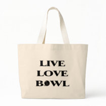 Live Love Bowl Tote Bag
