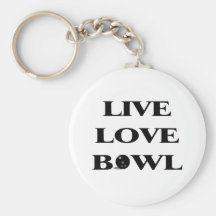 Live Love Bowl Key Chain