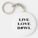 Live Love Bowl Key Chain