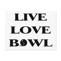 Live Love Bowl postcards