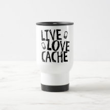 Live, Love, Cache Coffee Mugs