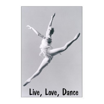 Live, Love, Dance 2 Print by