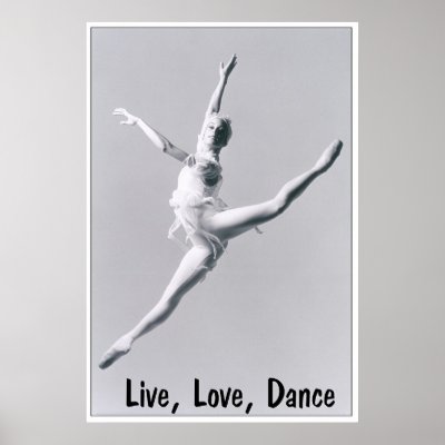 Live, Love, Dance 2 Print