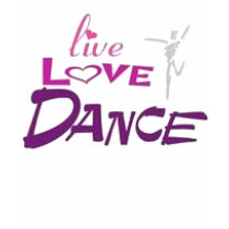 LIVE LOVE DANCE t-shirts