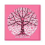 live love earth fridge magnet