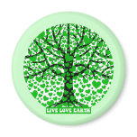 live love earth refrigerator magnets