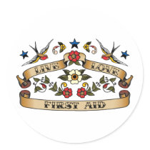 Live Love First Aid stickers by 1000suns Live Love First Aid stickers