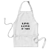 Live Love Fish Aprons