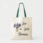 Live Love Flowers Bags