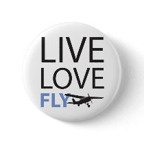 Live Love Fly Pins