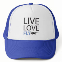 Live Love Fly Mesh Hat