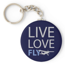Live Love Fly Key Chain