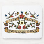 Live Love Fountain Pens Mouse Pads