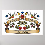 Live Love Guns Posters