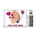 Live, Love, Hear Stamp by KarenFeeser Live, Love, Hear Stamp