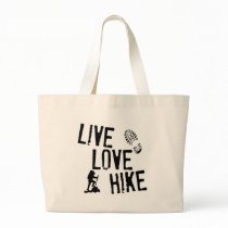 Live, Love, Hike Canvas Bag