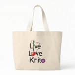 Live Love Knit Bag