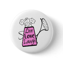 Live, Love, Laugh buttons