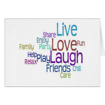 Live Love Laugh cards