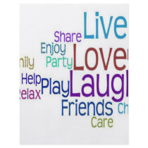Live Love Laugh flyers