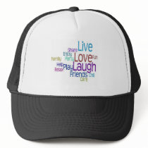 Live Love Laugh hats