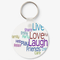 Live Love Laugh keychains