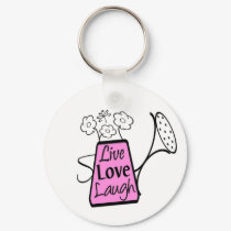 Live, Love, Laugh keychains