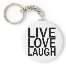 Live Love Laugh Key Chain