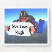Live Love Laugh mousepads