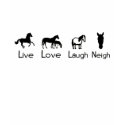 Live Love Laugh Neigh t-shirts by cesstrelle Live Love Laugh Neigh t-shirts
