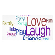 Live Love Laugh photo cards