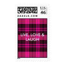 LIVE, LOVE & LAUGH postage