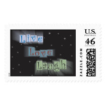 Live Love Laugh postage