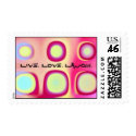 Live. Love. Laugh. postage
