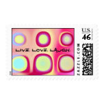 Live. Love. Laugh. Postage Stamps
